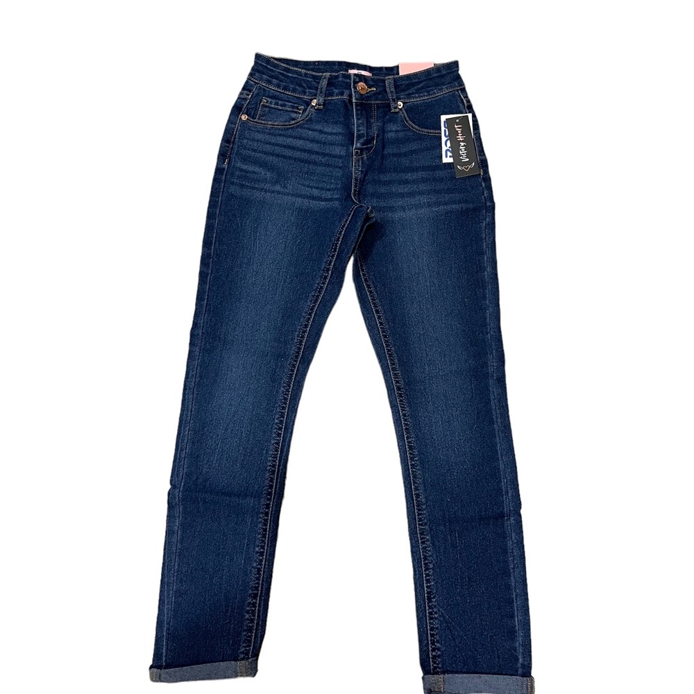 Victory Heart, boot but jeans with cuff bottoms / NEW- Size: 10